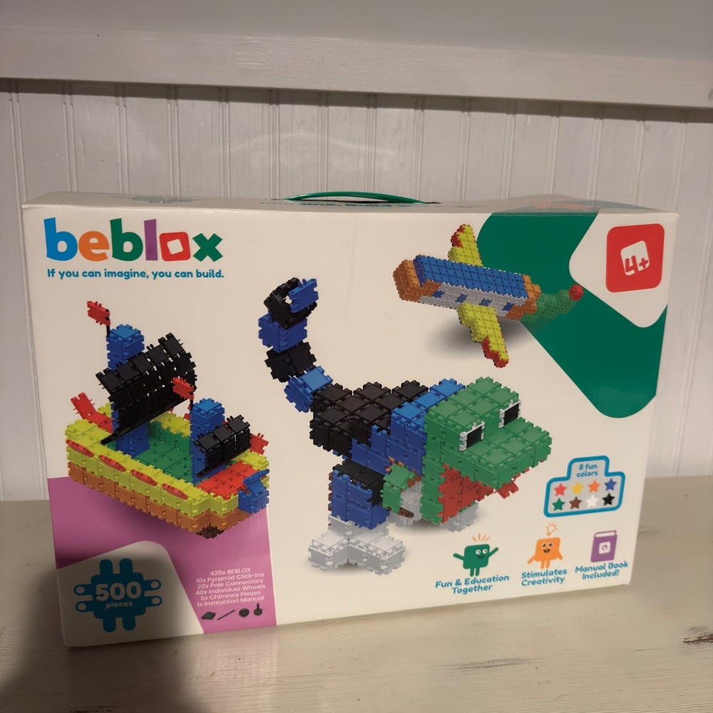 Beblox 500 Piece Building Block Set